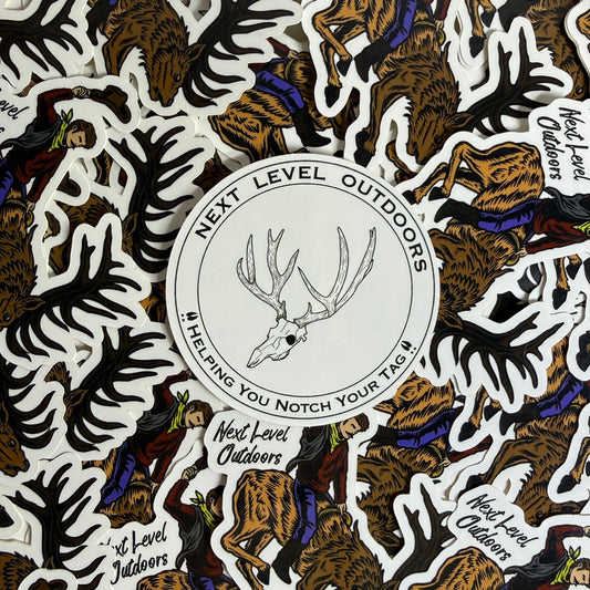 Skull Sticker - White